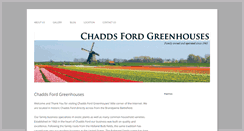 Desktop Screenshot of chaddsfordgreenhouses.com