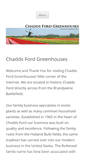 Mobile Screenshot of chaddsfordgreenhouses.com